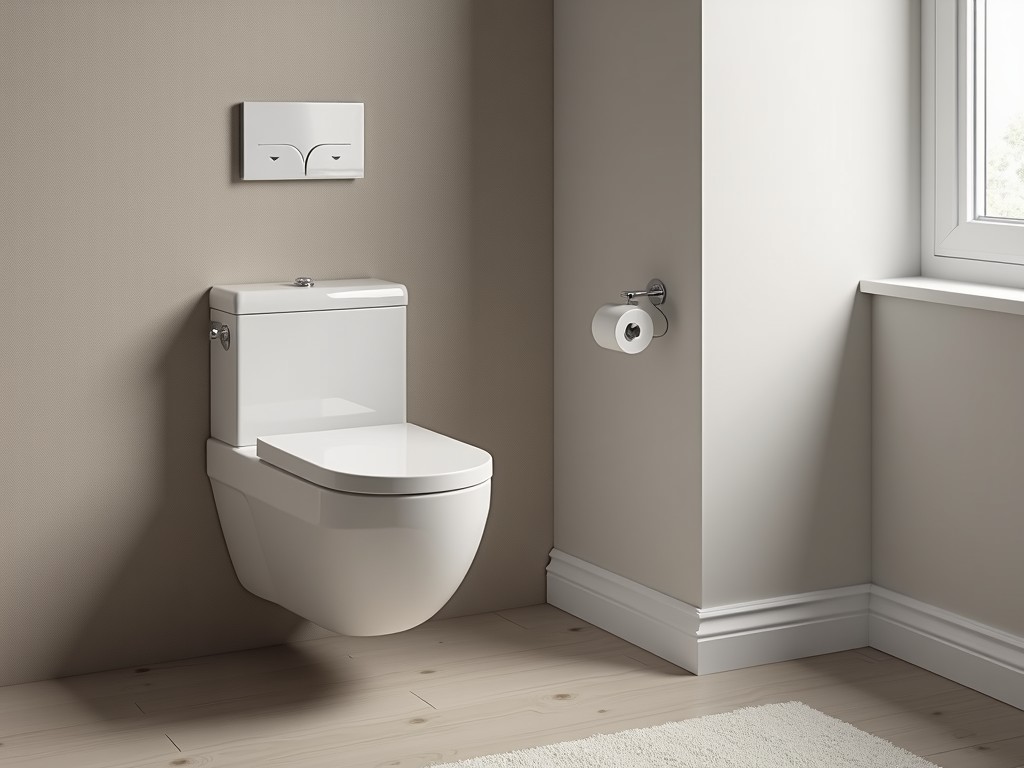 B2B Corner Wall Hung Toilet