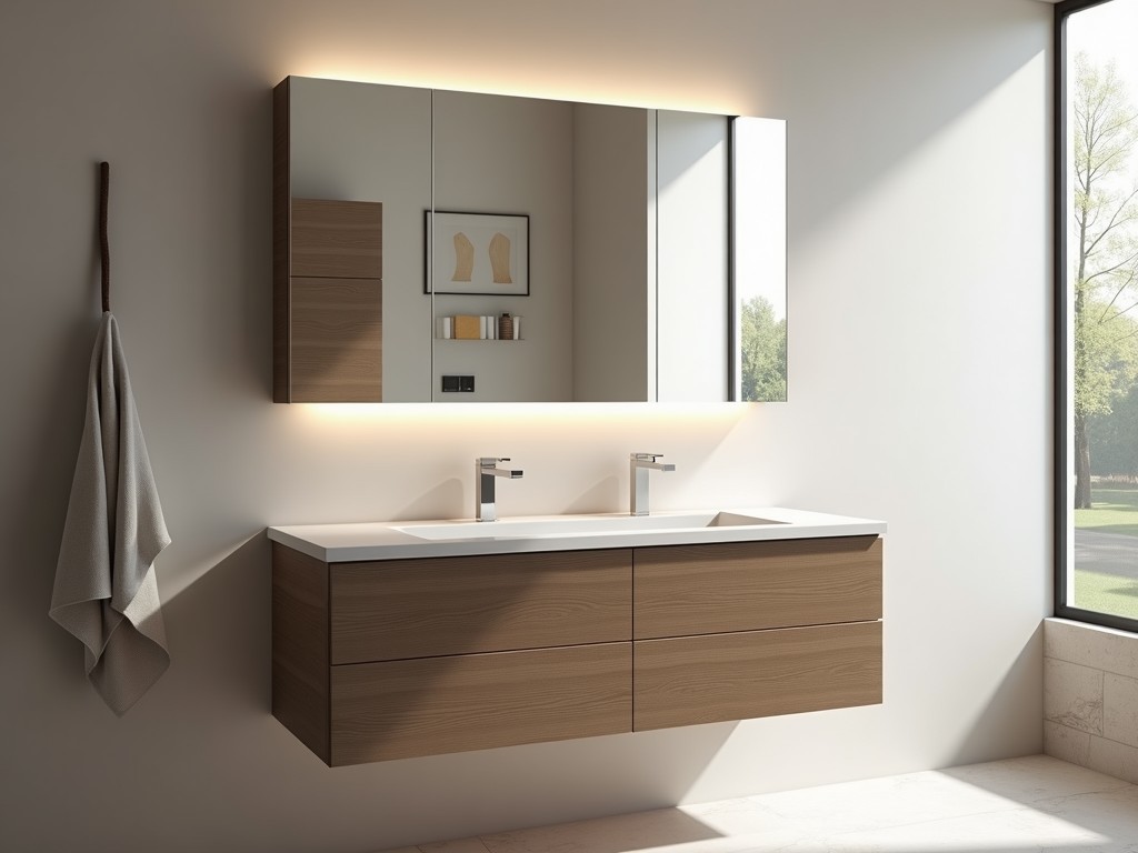 Bathroom Vanity With Matching Cabinet