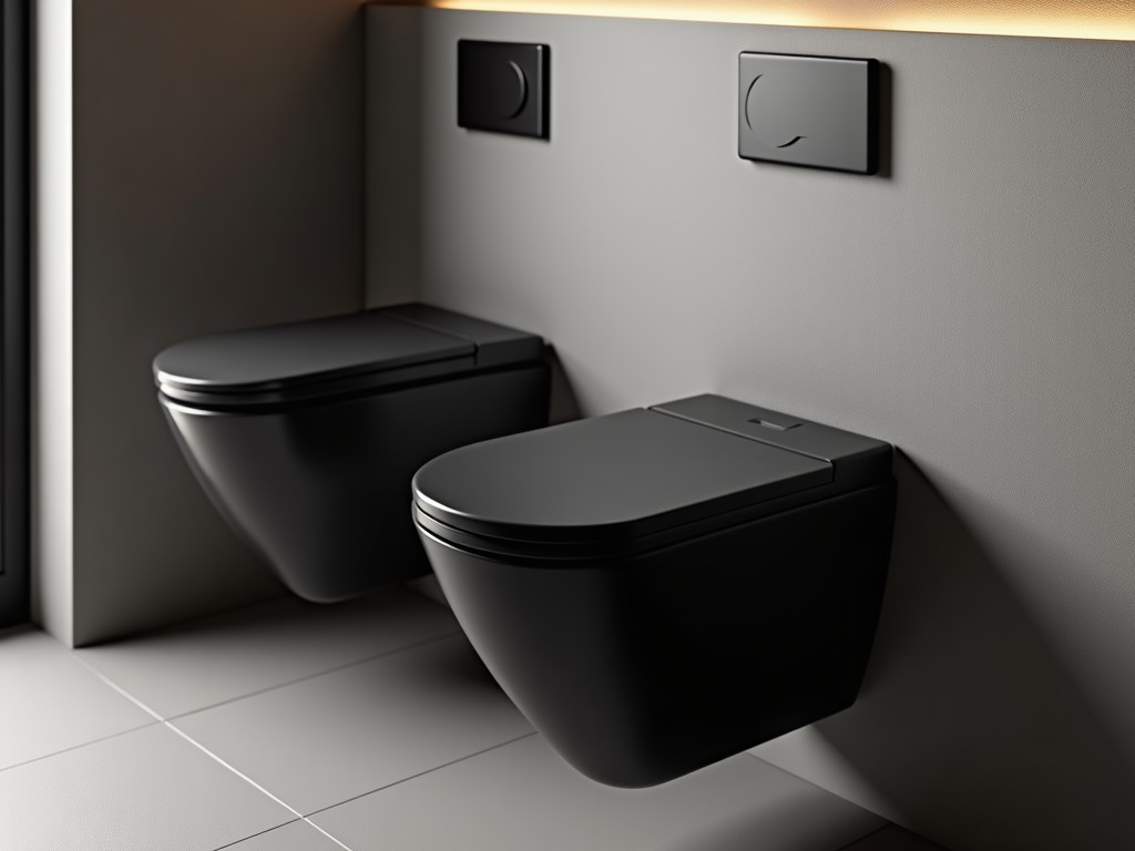 Buy Black Wall Hung Bidet Toilet