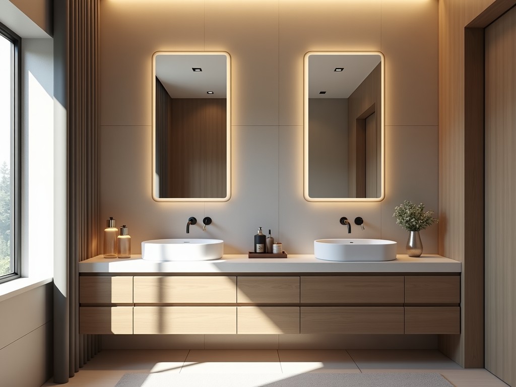 China Custom Bathroom Vanity Cabinets
