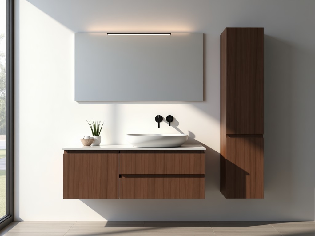 China Free Standing Bathroom Cabinet With Sink