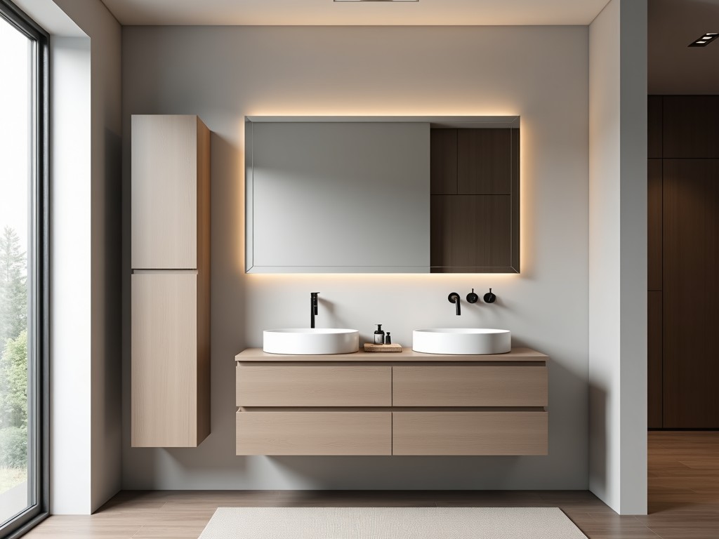 Custom Bathroom Storage Cabinet Factory