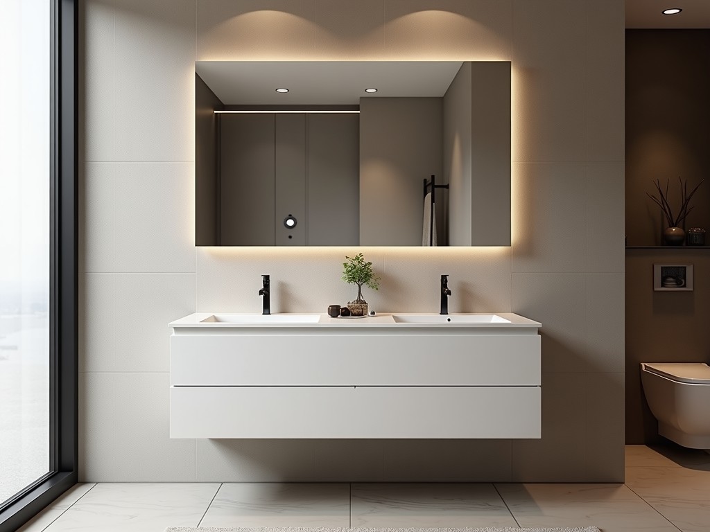 Custom Factory free standing powder room vanity