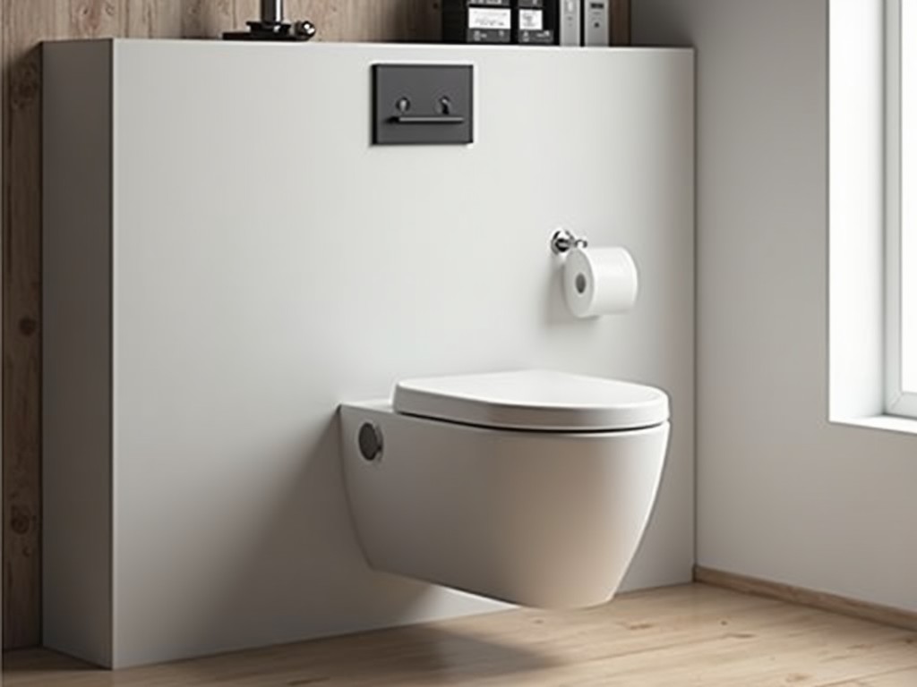 Direct Factory Wall Hung Round Toilet