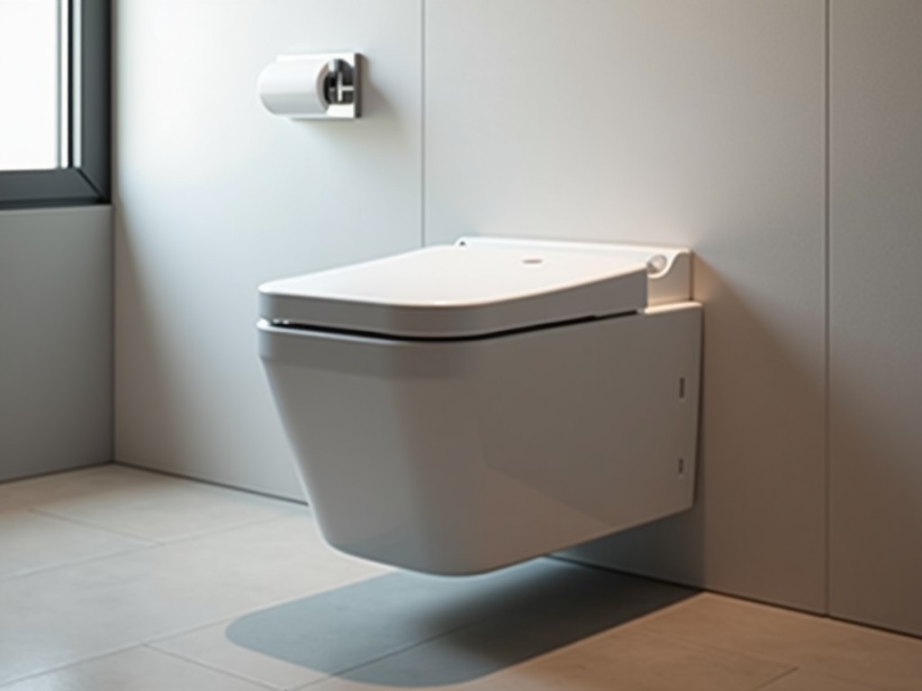 Square Stainless Steel Wall Hung Toilet