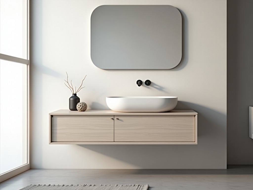 Wall Hung Bathroom Cabinet Without Sink